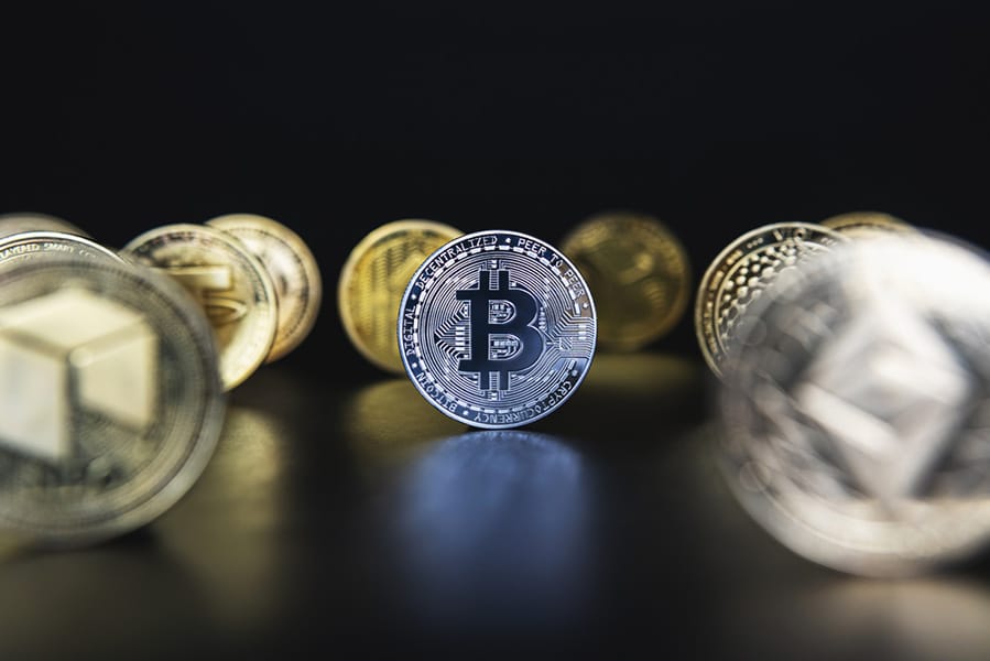 Bitcoin amongst other crypto